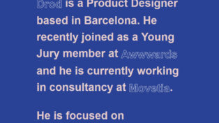 Drod – Product Designer