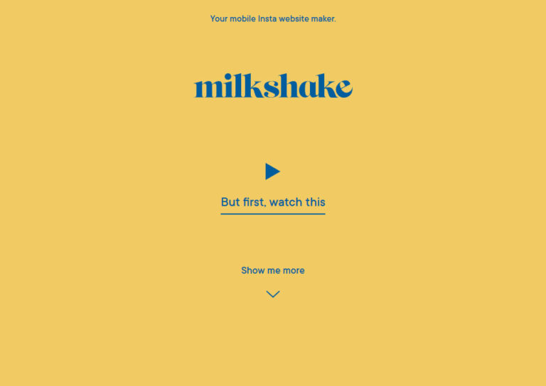 Milkshake - Top CSS Gallery