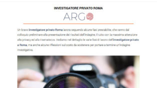 Agenzia Investigativa Roma