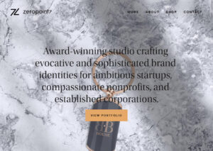zeropoint7 Studio - Top CSS Gallery