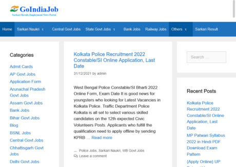Govt Jobs & Employment News Portal