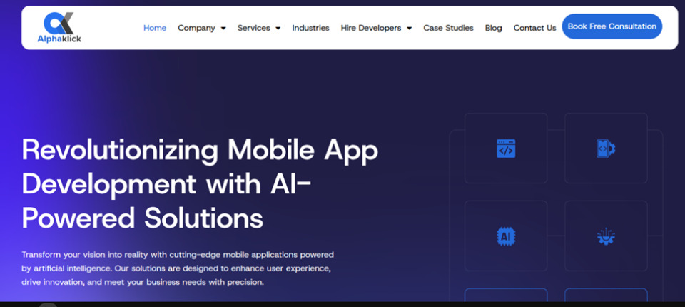 Alphaklick Solutions logo