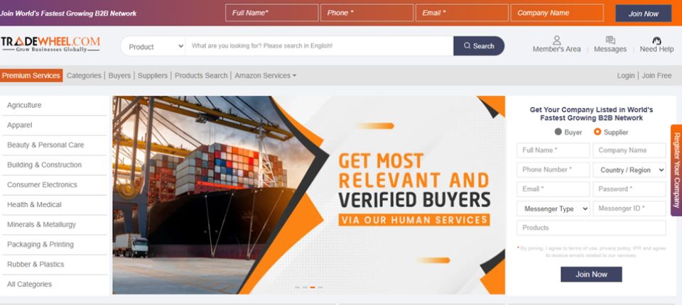 10 Best B2B eCommerce Marketplaces in the World for 2025 4 Tradewheel.com