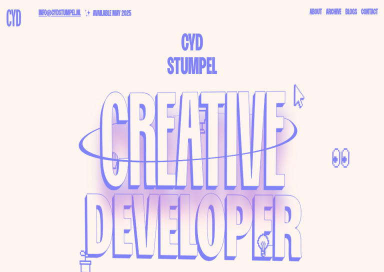 Cyd Stumpel | Portfolio 2025 - Top CSS Gallery
