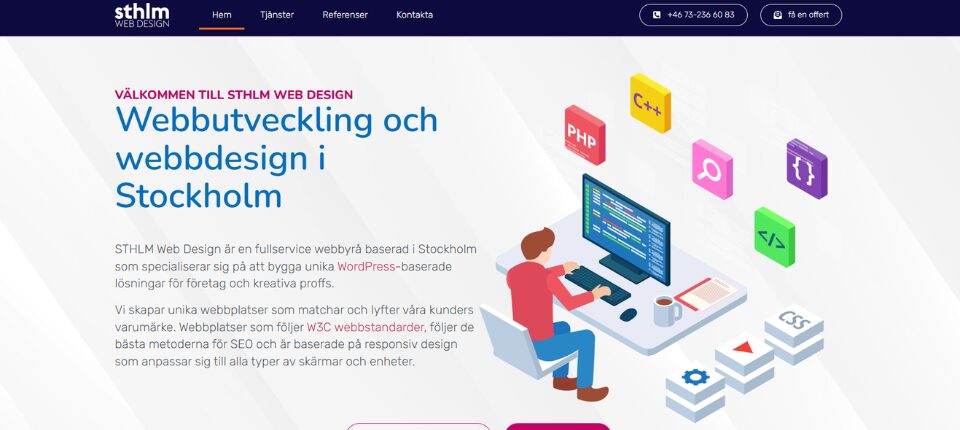 Top 10 Web Development Companies in Sweden 11 STHLM Web Design