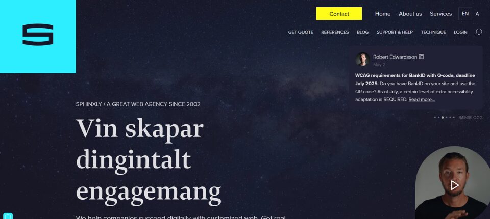 Top 10 WordPress Development Companies in Sweden 8 Sphinxly AB