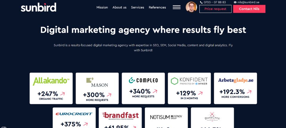 Top 10 WordPress Development Companies in Sweden 5 Sunbird
