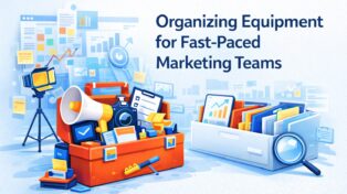 Organizing Equipment for Fast-Paced Marketing Teams 4 Organizing Equipment for Fast-Paced Marketing Teams