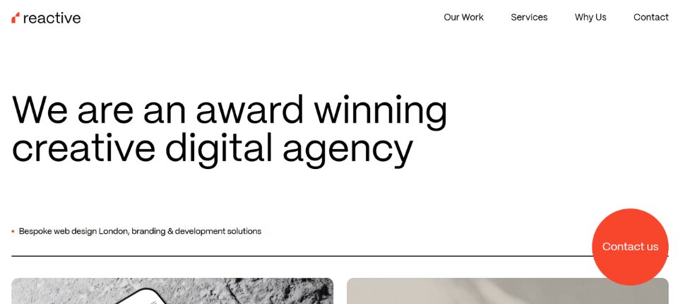 Top 10 Web Design Companies in the UK 3 Reactive