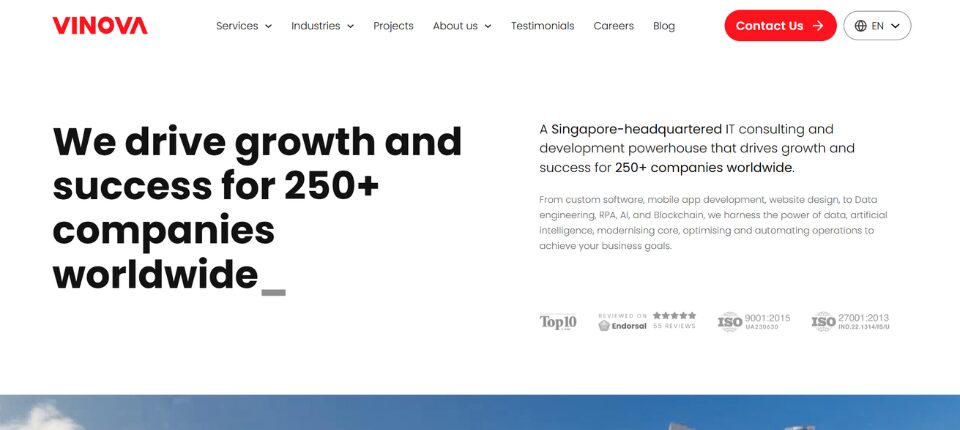 Top 10 Laravel Development Companies in Singapore 11 Vinova