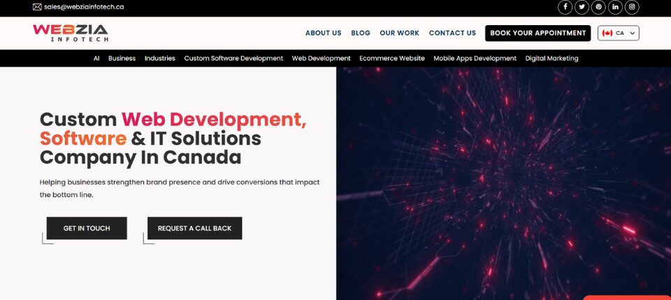 Top 10 Magento Development Companies in Canada 11 Webzia Infotech