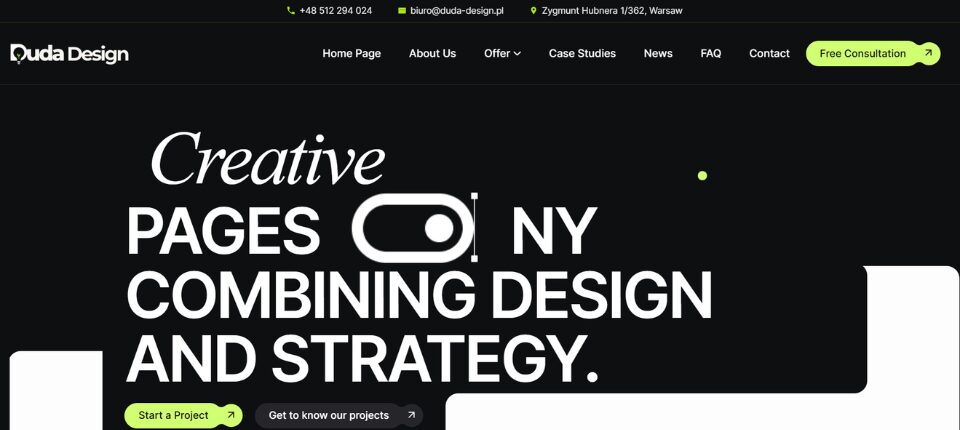 Top 10 Web Design Companies in Poland 9 Duda Design